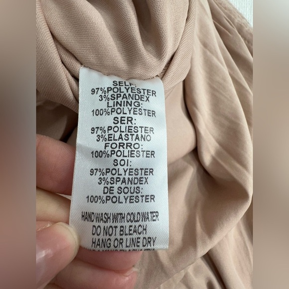 NWT Windsor Emerie V-Neck Cutout Slim Sequin Formal Dress light pink size XS - Picture 13 of 14